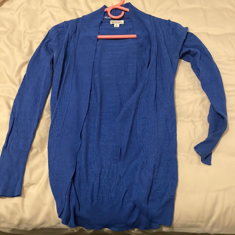 Royal blue cardigan